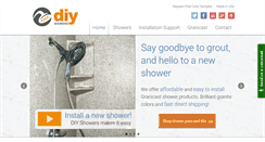 Desktop Screenshot of diy-showers.com